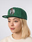 Бейсболка MITCHELL NESS арт. HS10402-BCEGREN Boston Celtics NBA (зеленый / черный)